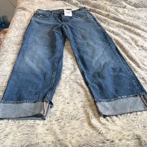 American Eagle Stovepipe Tall Wide-Leg Jeans